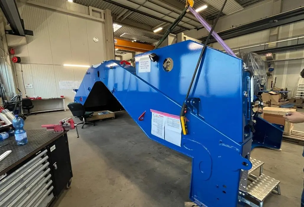 Upper Body Section Under Installation