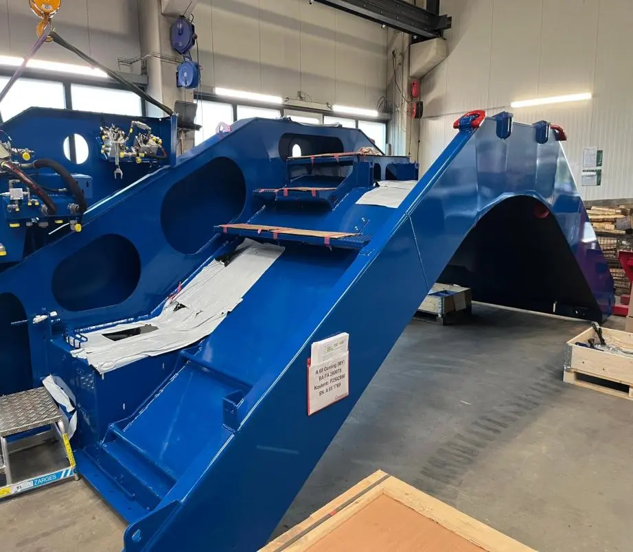 Main Machine Structure Takes Shape