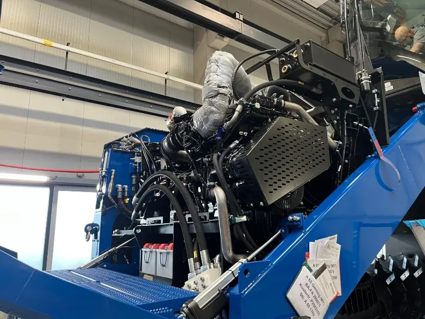 Engine Installed and Connected